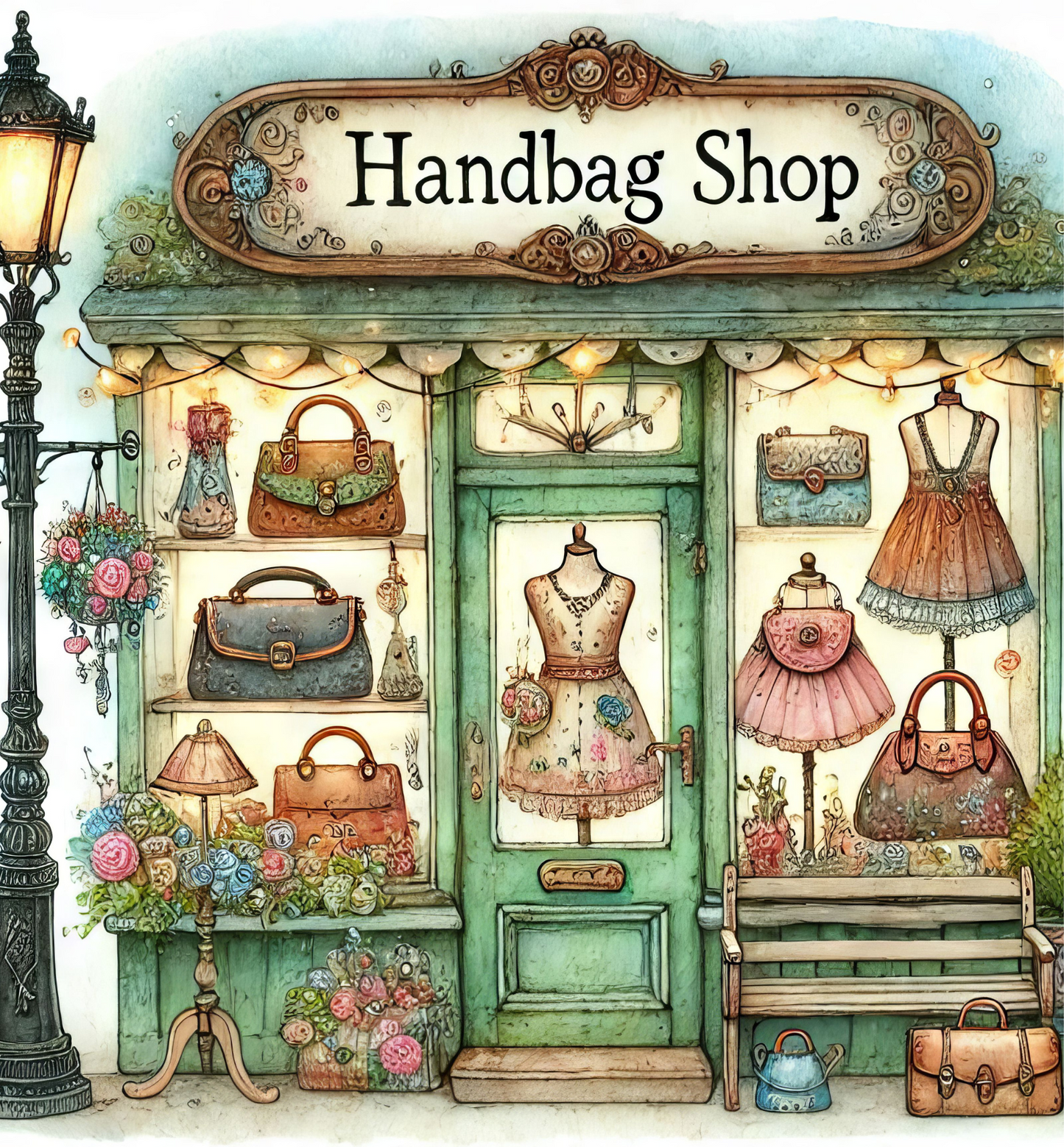 Personalised Tote Shopping Bag - Handbag Shop