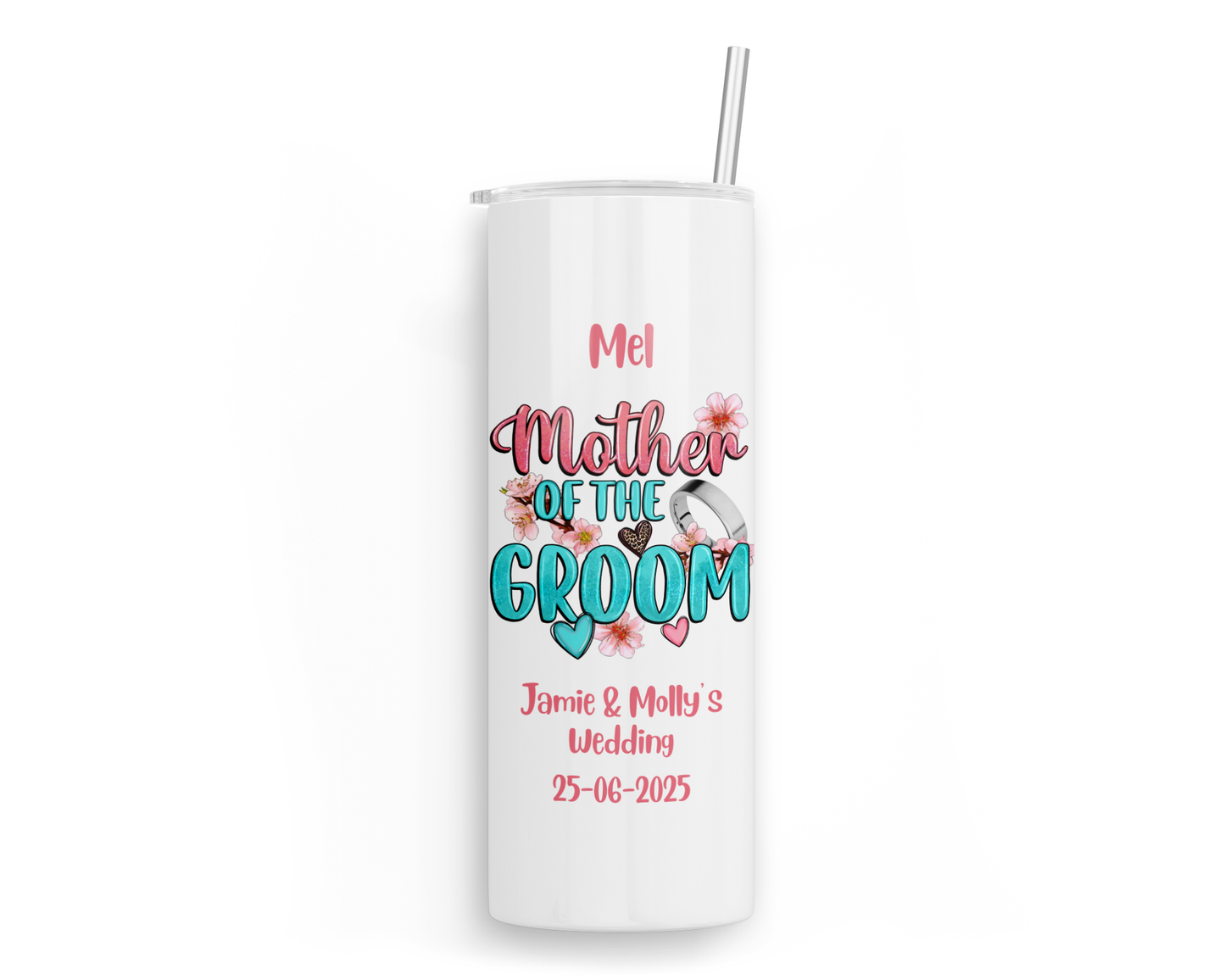 Personalised Insulated Tumbler Travel Bottle - Mother of the Groom