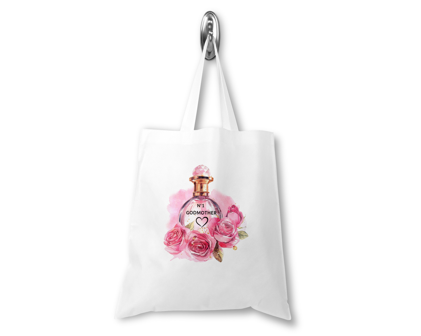 Personalised Tote Shopping Bag - Godmother Perfume Design