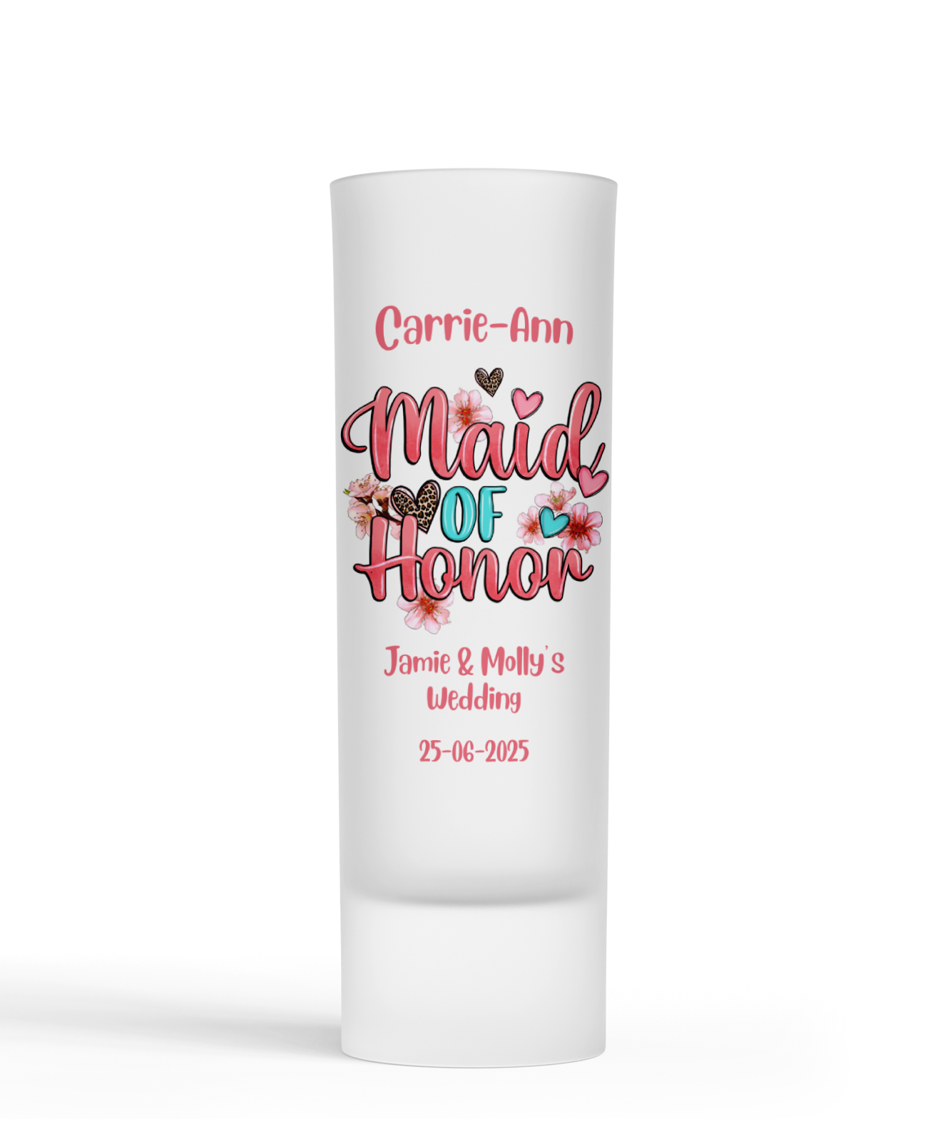 Personalised Shot Glass - Maid of Honor