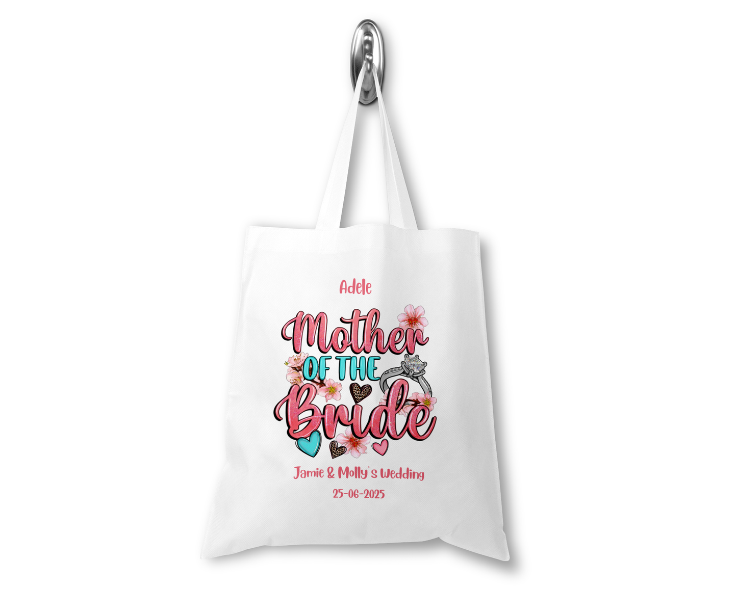 Personalised Tote Shopping Bag - Mother of the Bride Design