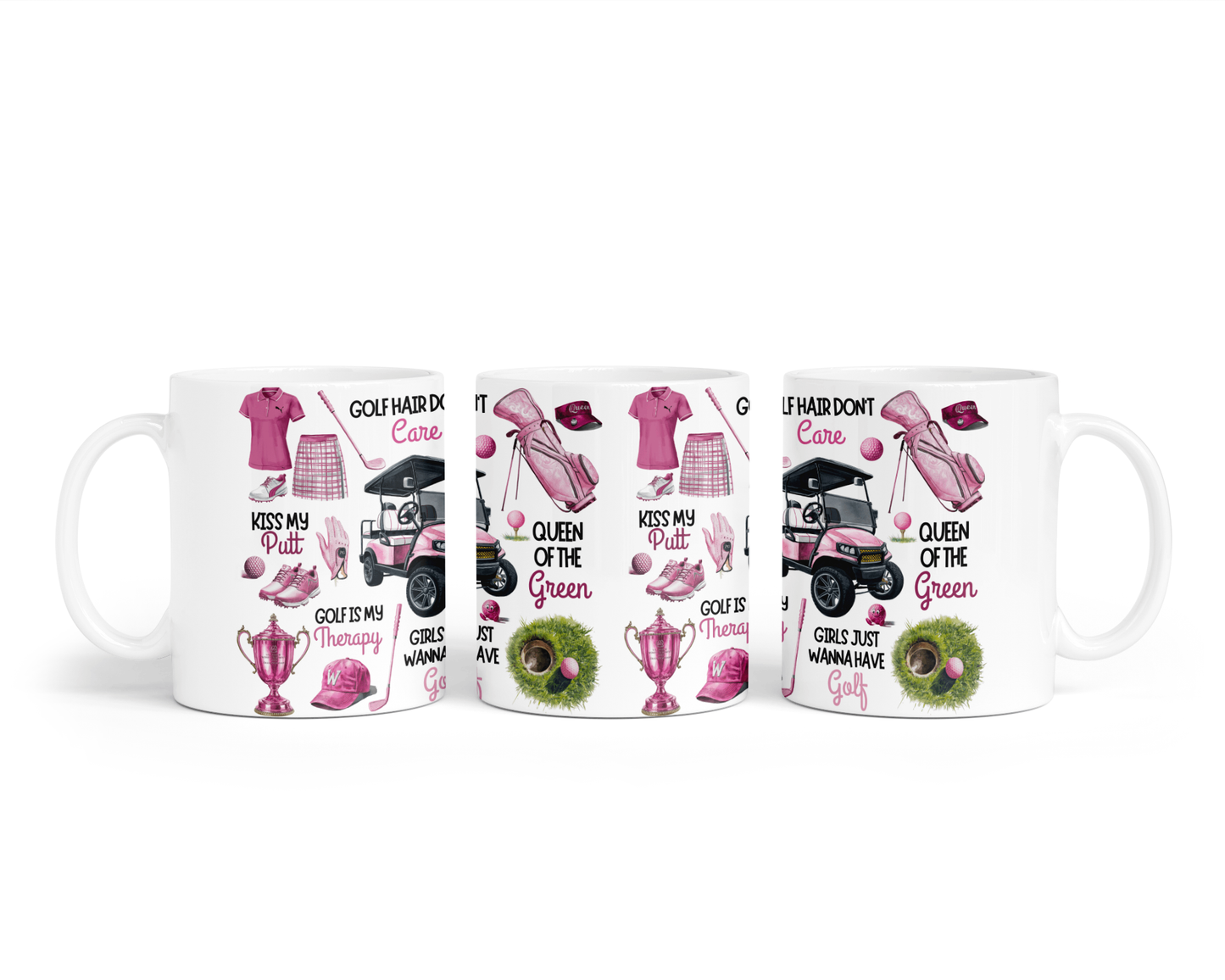 Ceramic Mug - Ladies Golf Quotes Design