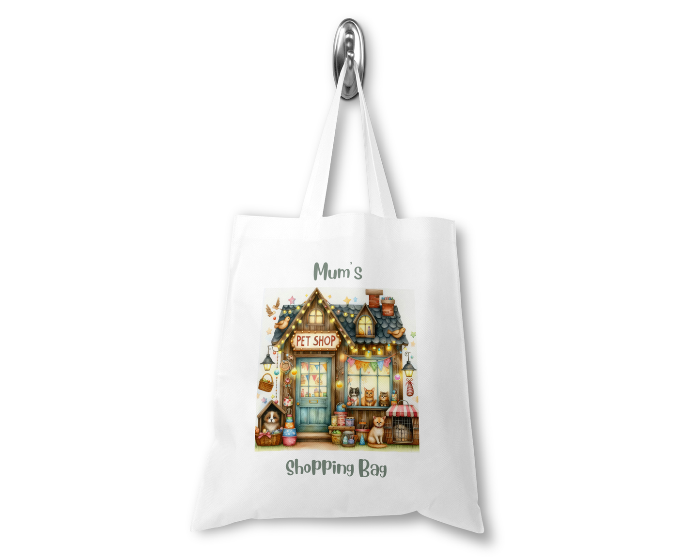 Personalised Tote Shopping Bag - Pet Shop