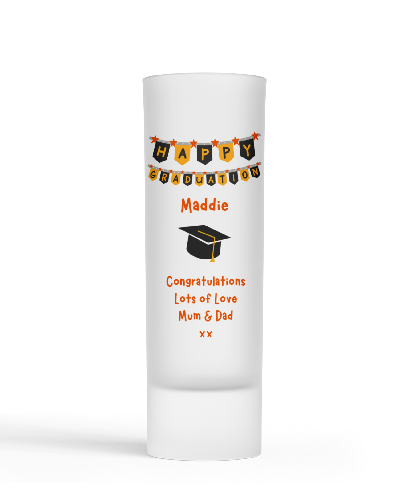 Personalised Shot Glass - Graduation