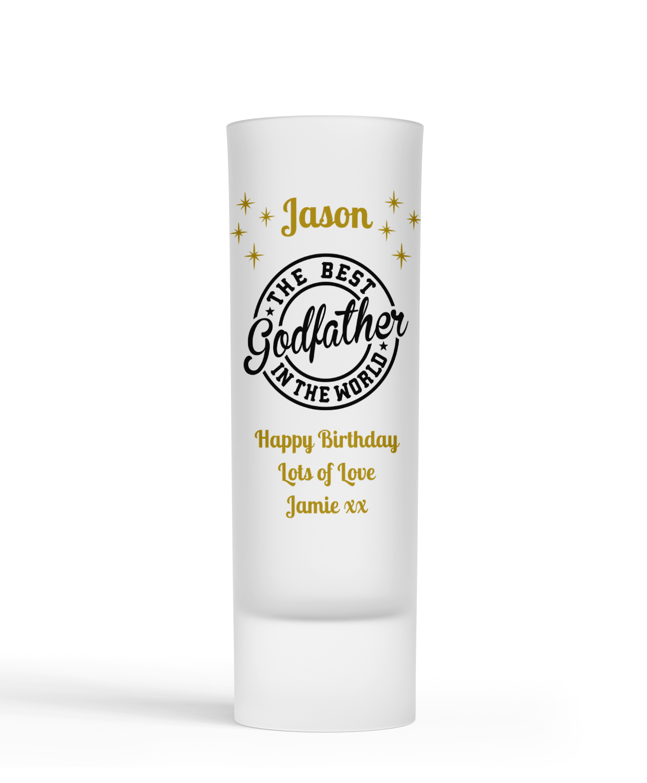 Personalised Shot Glass - Best Godfather