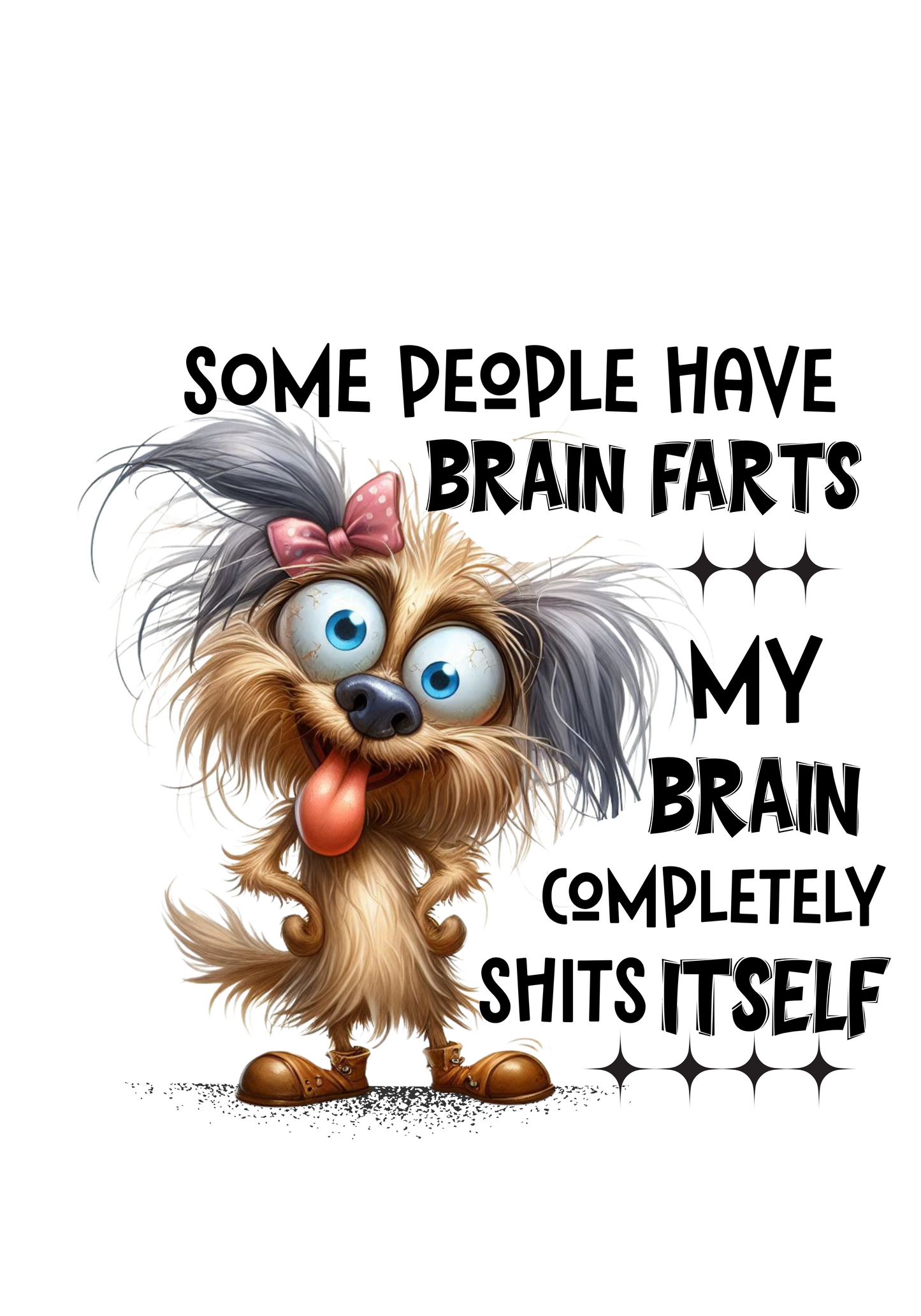 Personalised Tote Shopping Bag - Funny Brain Farts Design