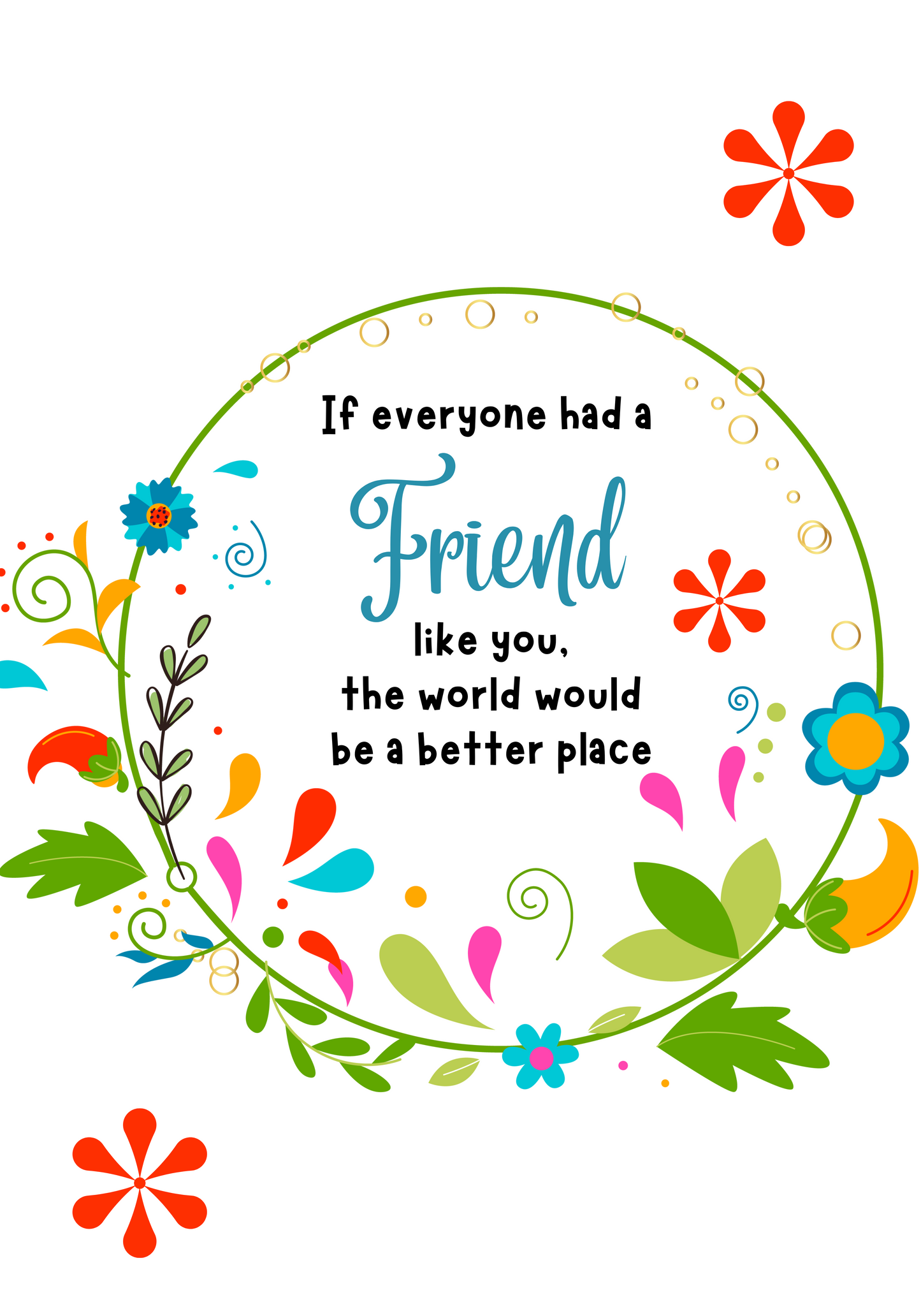 Personalised Tote Shopping Bag - Friend Like You Design