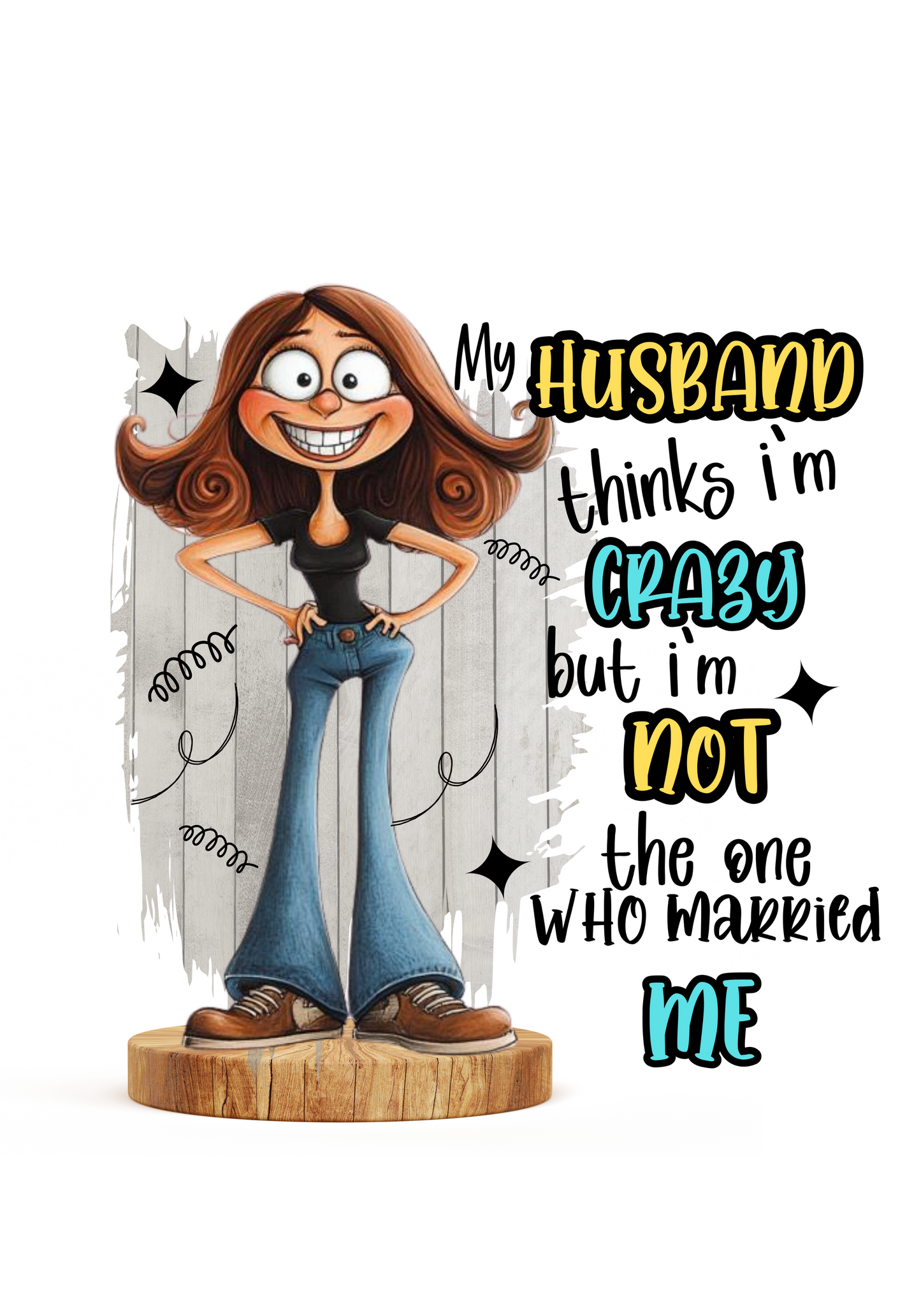 Personalised Tote Shopping Bag - Funny Husband Design