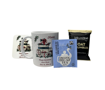 Personalised Christmas Presents Design Mug & Coaster Gift Pack