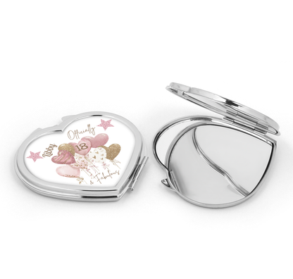 Personalised 18th Birthday Compact Mirror - Officially 18 & Fabulous