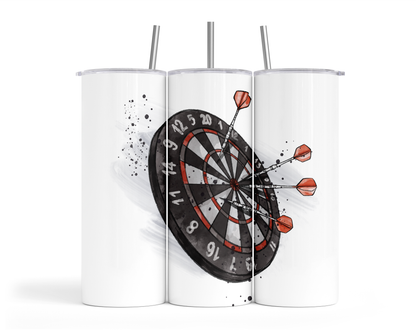 Personalised Tumbler Travel Sports Bottle - Darts Design