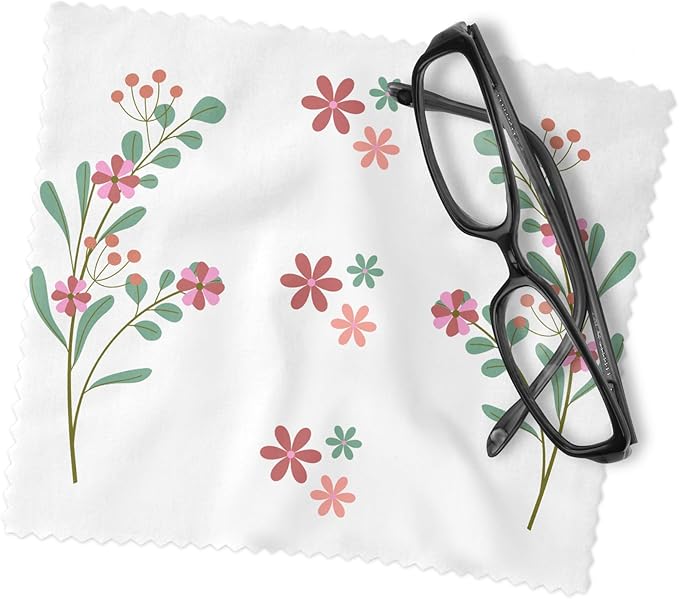 Personalised Glasses Case - Flowers Design