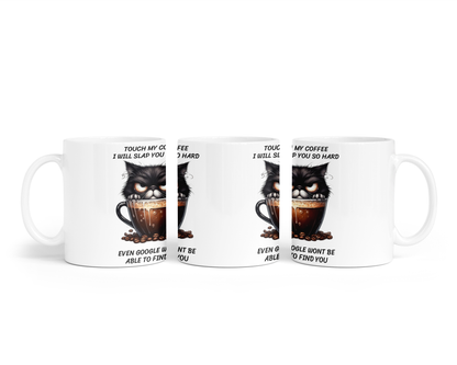 Ceramic Mug - Touch My Coffee Google Design