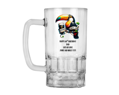 Personalised Guinness Pint Glass Tankard