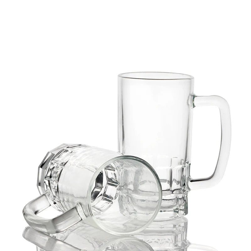Personalised 20oz Pint Clear Glass Beer Tankard Mug - Level 18 Gamer Design