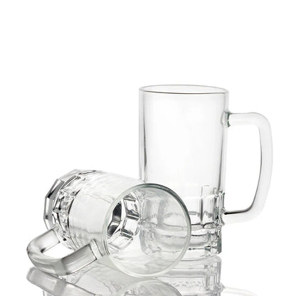 Personalised 20oz Pint Clear Glass Beer Tankard Mug - Level 18 Gamer Design