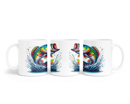 Personalised Mug - Vibrant Fish Design