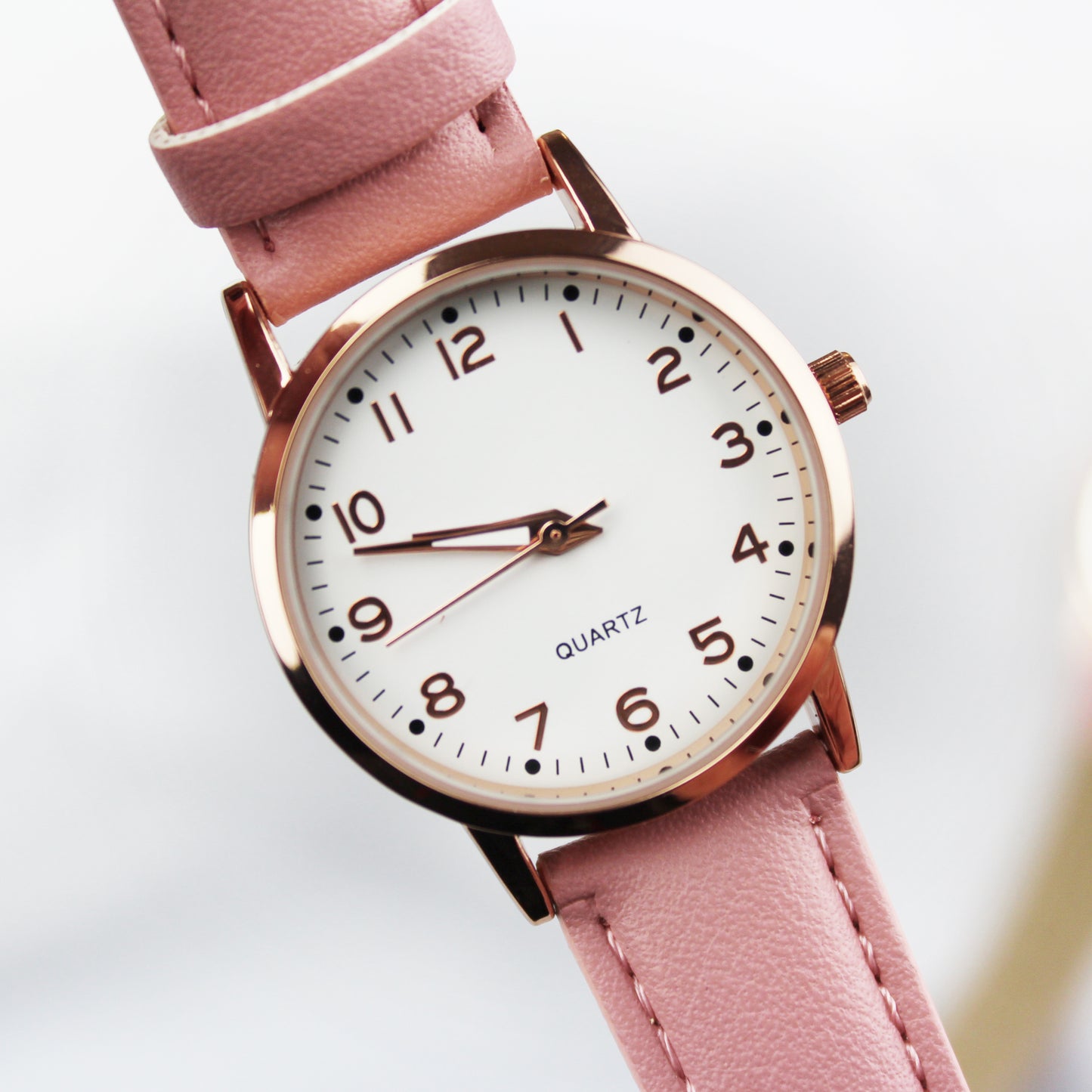 Personalised Christening/Communion Pink Watch