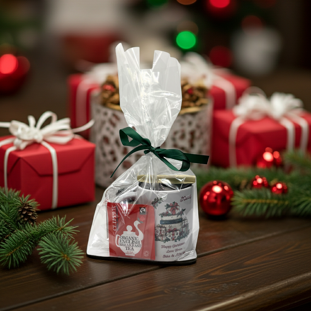 Personalised Christmas Presents Design Mug & Coaster Gift Pack