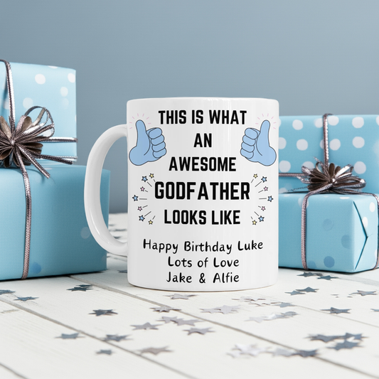 Personalised Mug - Awesome Godfather Design