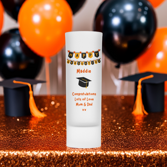 Personalised Shot Glass - Graduation