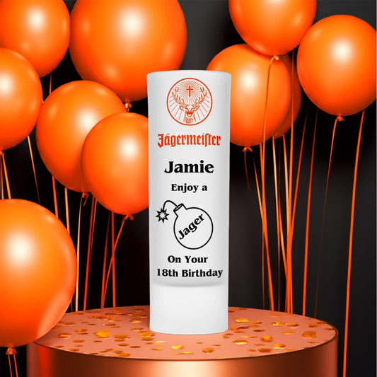 Personalised Shot Glass - Jager Bomb