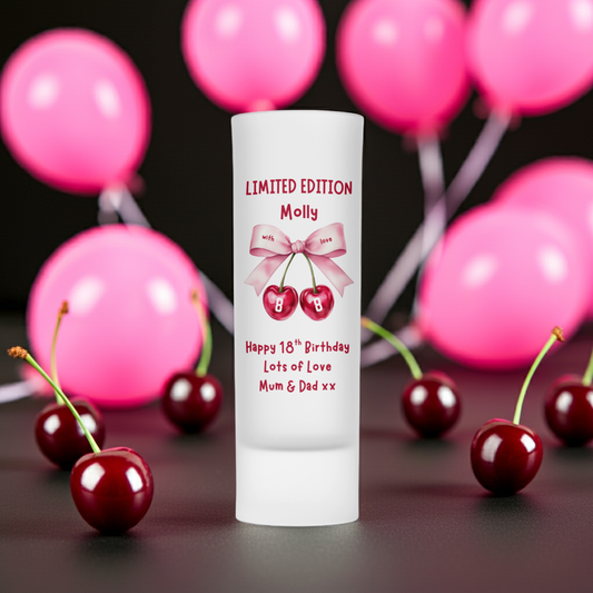 Personalised Shot Glass - Limited Edition Cherry 88