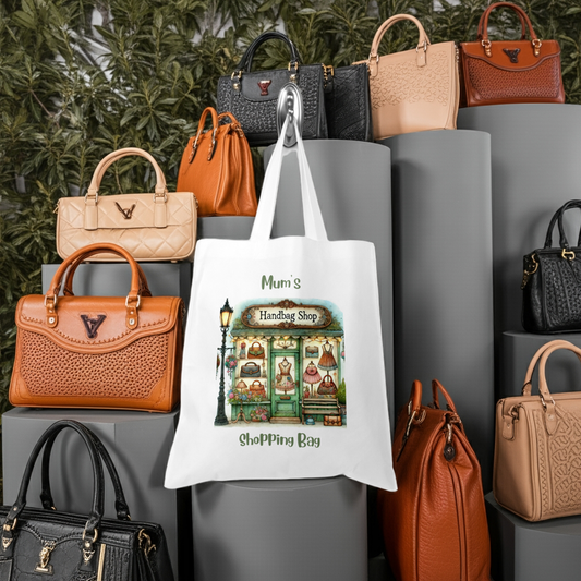Personalised Tote Shopping Bag - Handbag Shop