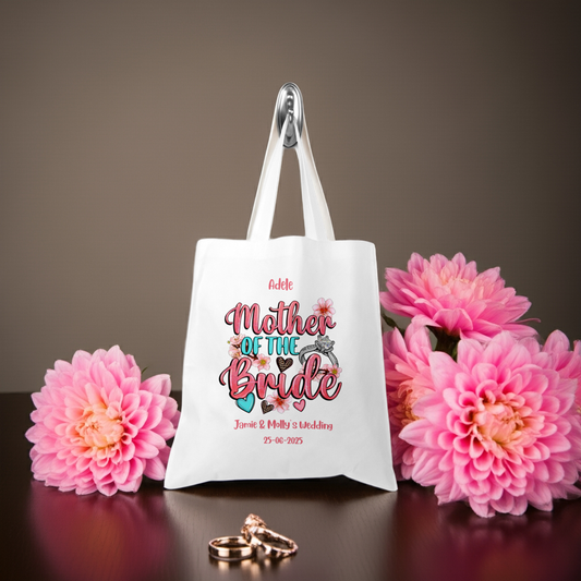 Personalised Tote Shopping Bag - Mother of the Bride Design