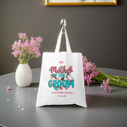 Personalised Tote Shopping Bag - Mother of the Groom Design