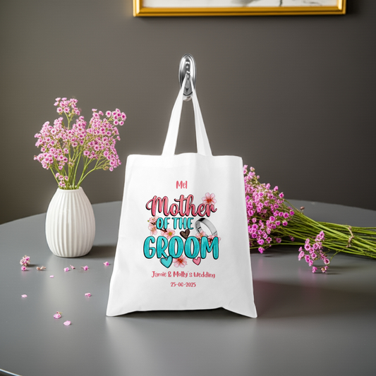 Personalised Tote Shopping Bag - Mother of the Groom Design