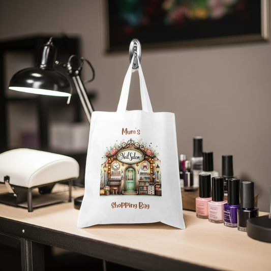 Personalised Tote Shopping Bag - Nail Salon