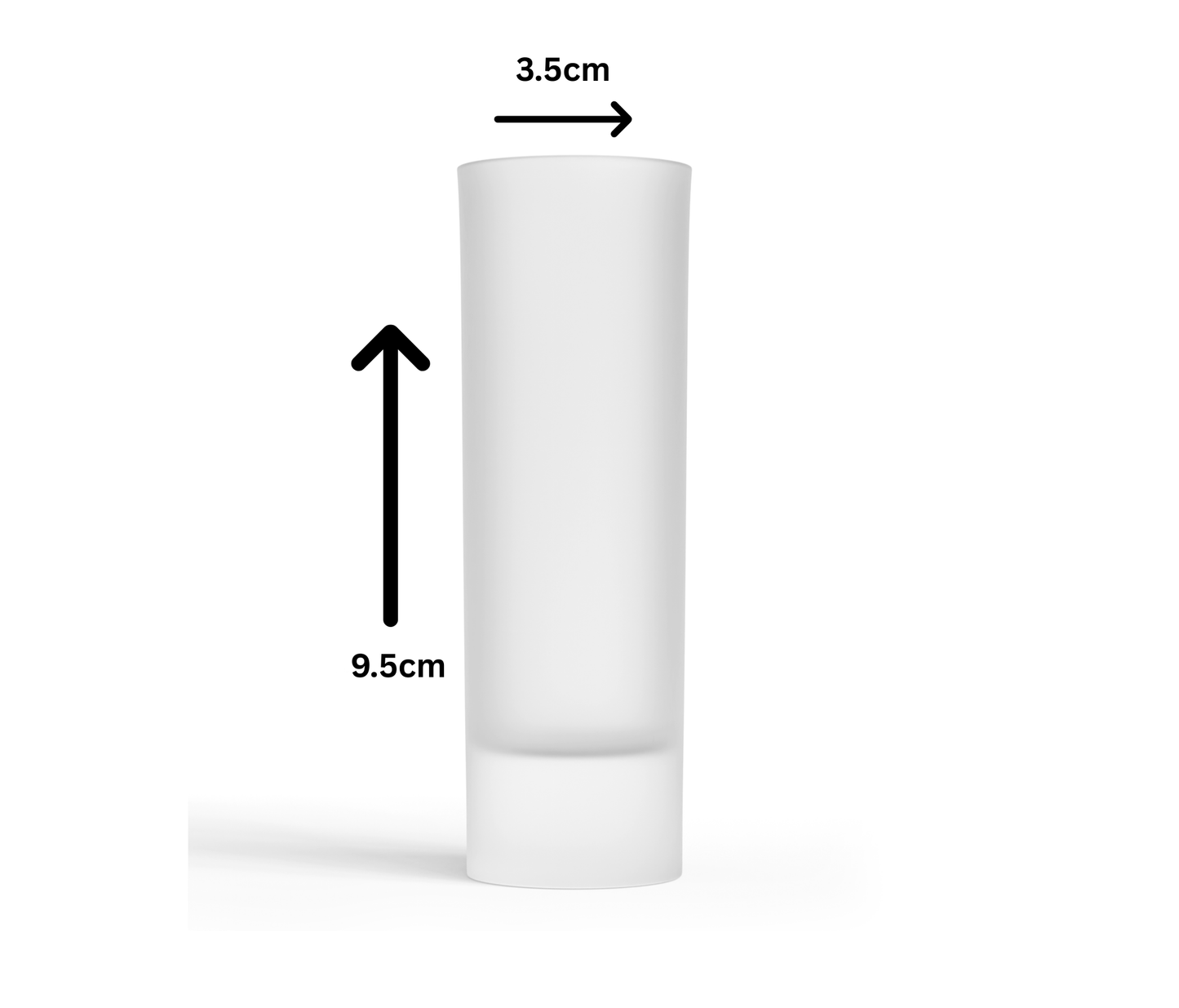 Personalised Shot Glass - Vodka Bottle Design