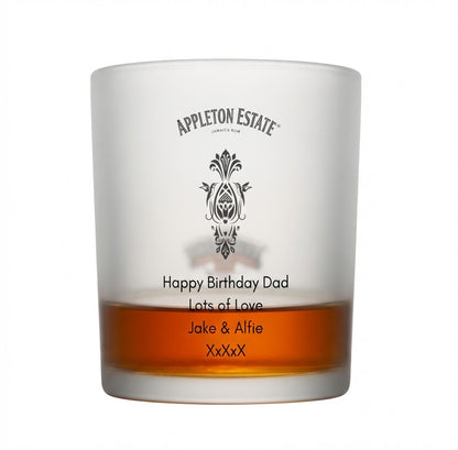 Personalised Appleton Rum Glass Tumbler