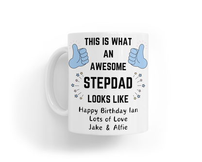 Personalised Mug - Awesome Blue Design