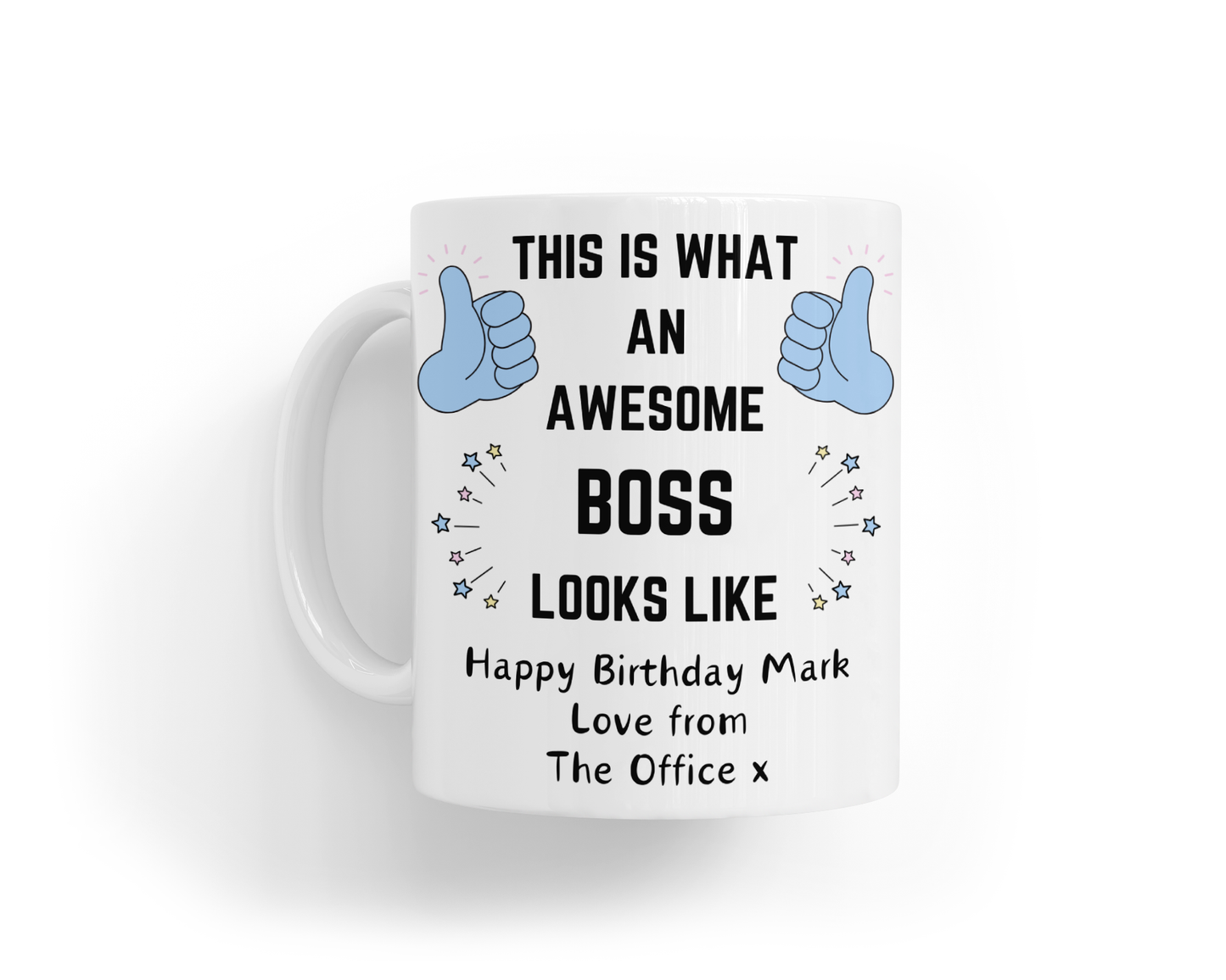 Personalised Mug - Awesome Blue Design