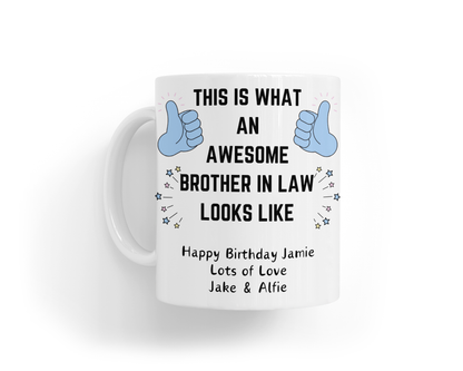 Personalised Mug - Awesome Blue Design