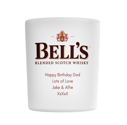 Personalised Bells Whisky Glass Tumbler