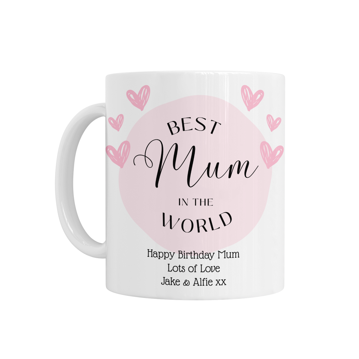 Personalised Ceramic Mug - Best Mum/Nan In The World