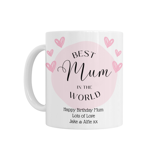 Personalised Ceramic Mug - Best Mum/Nan In The World