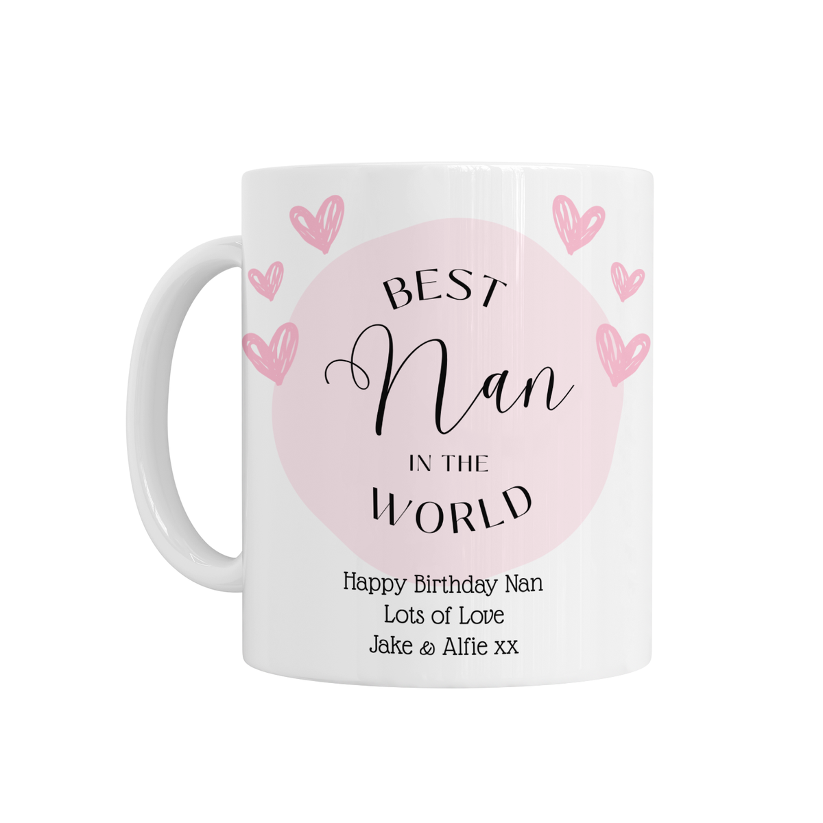 Personalised Ceramic Mug - Best Mum/Nan In The World