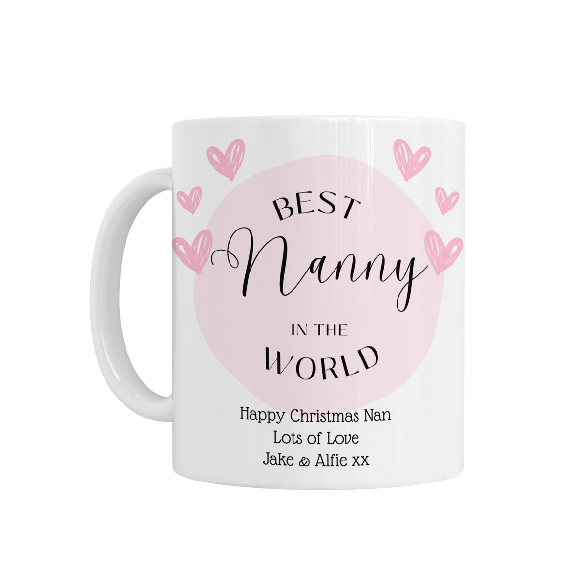 Personalised Ceramic Mug - Best Mum/Nan In The World