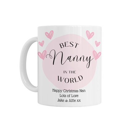 Personalised Ceramic Mug - Best Mum/Nan In The World