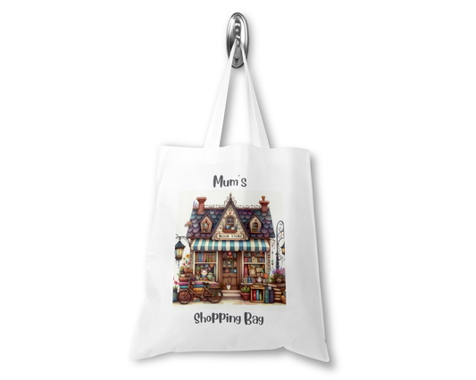 Personalised Tote Shopping Bag - Book Shop