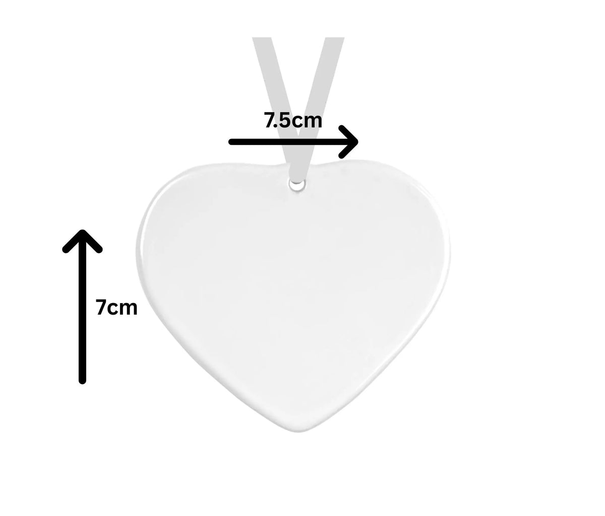 Personalised Ceramic Heart - Flower Girl Champagne Design