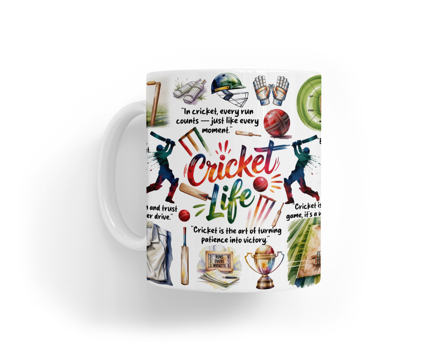 Ceramic Mug - Cricket Life Design