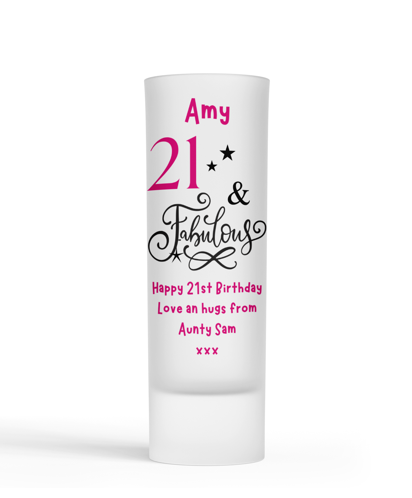 Personalised Shot Glass - Fabulous Birthday