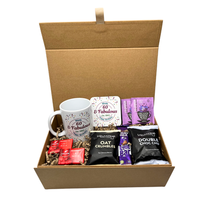 Personalised Fabulous Birthday Design Mug & Coaster Hamper Gift Box