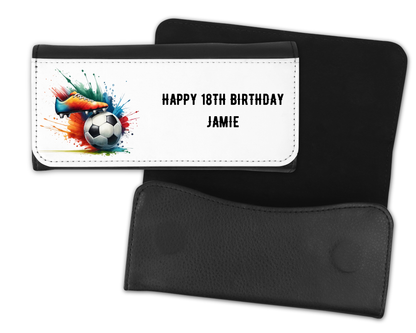 Personalised Glasses Case - Football Boot Design