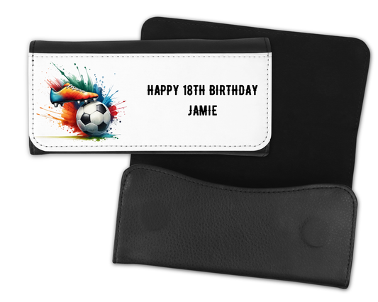 Personalised Glasses Case - Football Boot Design